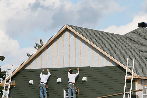 Professional Emergency Siding Repair technician working in Skillman, NJ